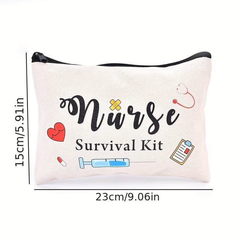 Zipper Portable Cosmetic Bag Stylish Toiletry Bag Durable Travel Accessories
