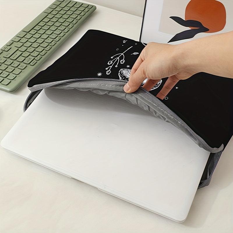 Soft Laptop Bag Cover with Leather Accents