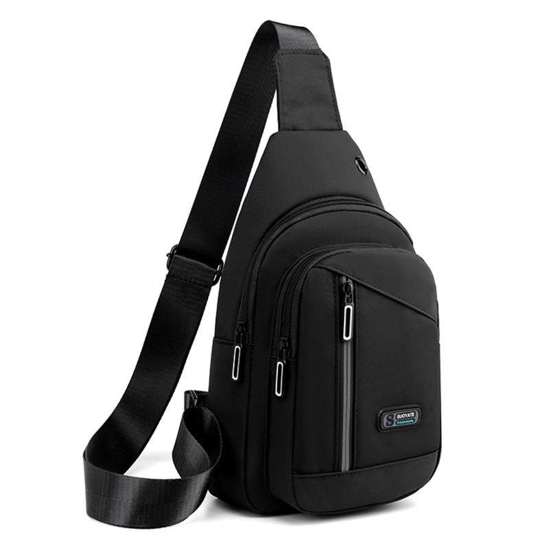 Men's Messenger Bag with Crossbody Strap