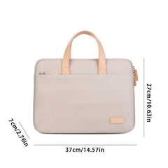 Lightweight Shock Resistant Laptop Bag, Waterproof Shoulder Bag