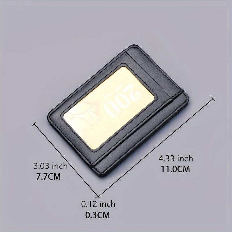 Men's 7 Card Credit Card Holder Rigid and Durable