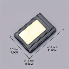 Men's 7 Card Credit Card Holder Rigid and Durable