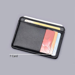 Men's 7 Card Credit Card Holder Rigid and Durable