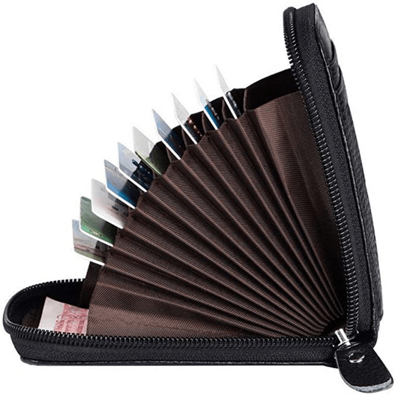 Men's Casual PU Leather Card Holder Coin Purse Credit Card Bag
