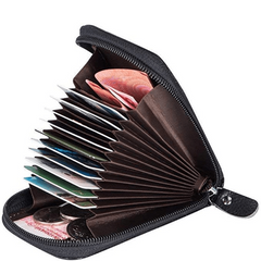 Men's Casual PU Leather Card Holder Coin Purse Credit Card Bag