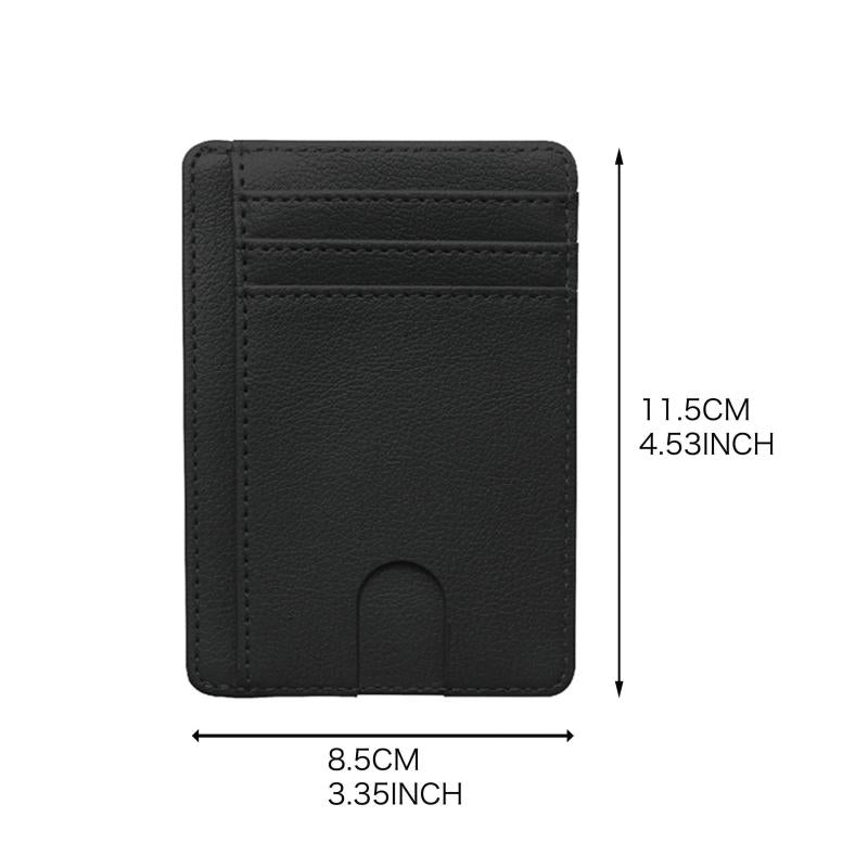 Slim Card Storage Bag Men Women Front Pocket Wallets