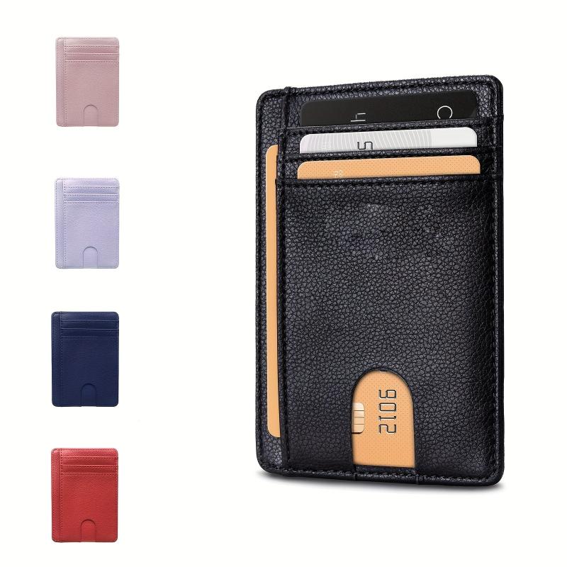 Slim Card Storage Bag Men Women Front Pocket Wallets