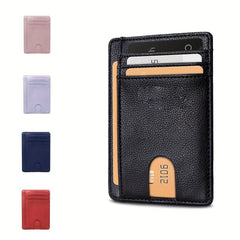 Slim Card Storage Bag Men Women Front Pocket Wallets
