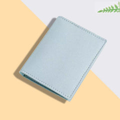 Slim Bifold Card Holder Snap Button Wallet