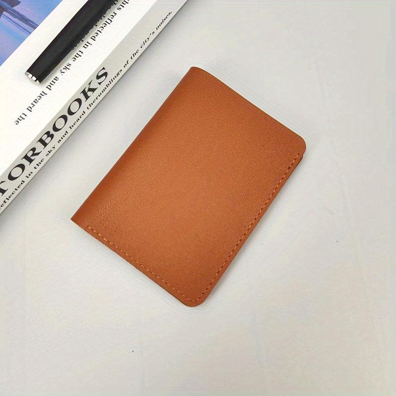 Slim Bifold Card Holder Snap Button Wallet