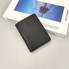 Slim Bifold Card Holder Snap Button Wallet