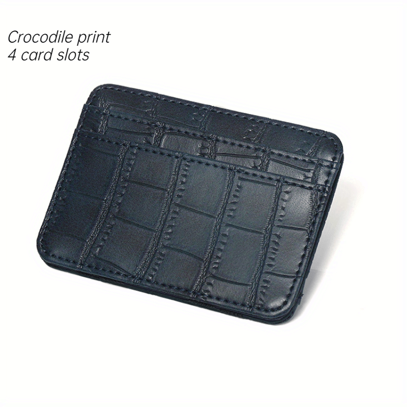 Minimalist Bifold Magic Wallet For Men - 6 Card X Band Cash Holder