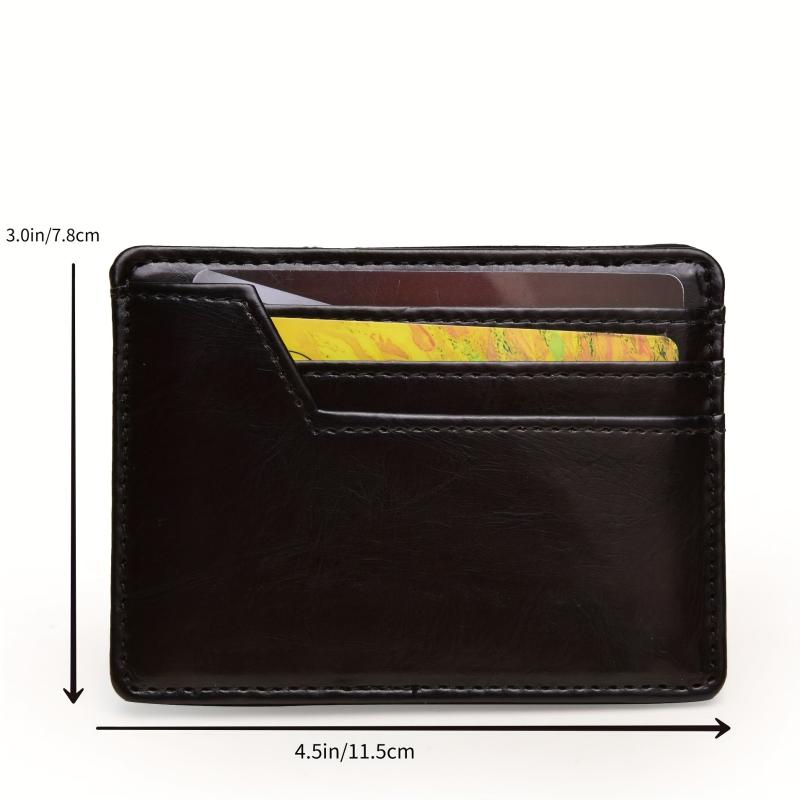 Minimalist Bifold Magic Wallet For Men - 6 Card X Band Cash Holder