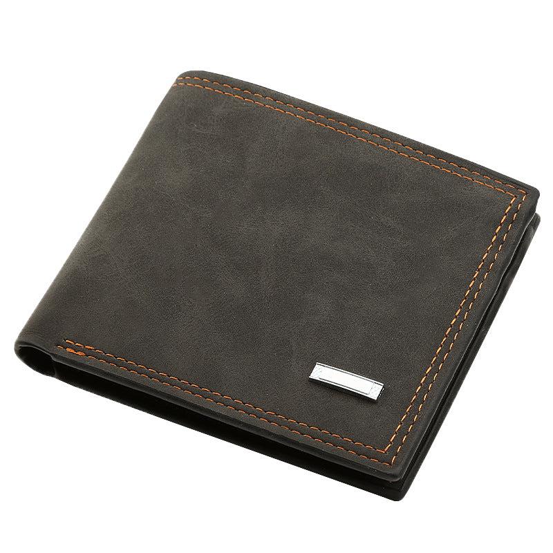 Retro Men Leather Wallet Slim Purse Money Holder Xmas Gift