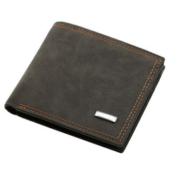 Retro Men Leather Wallet Slim Purse Money Holder Xmas Gift