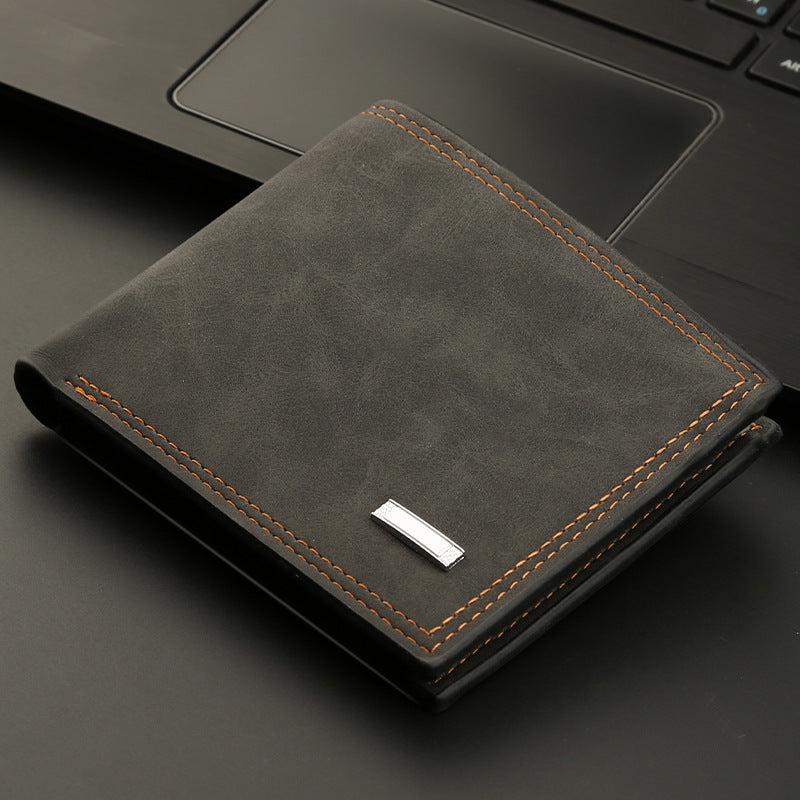 Retro Men Leather Wallet Slim Purse Money Holder Xmas Gift