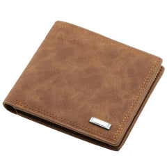 Retro Men Leather Wallet Slim Purse Money Holder Xmas Gift