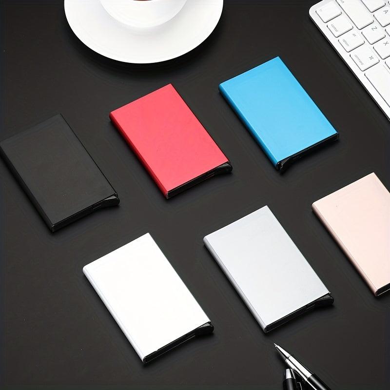 Anti Theft ID Credit Card Holder Aluminium Metal Wallet Pocket Case