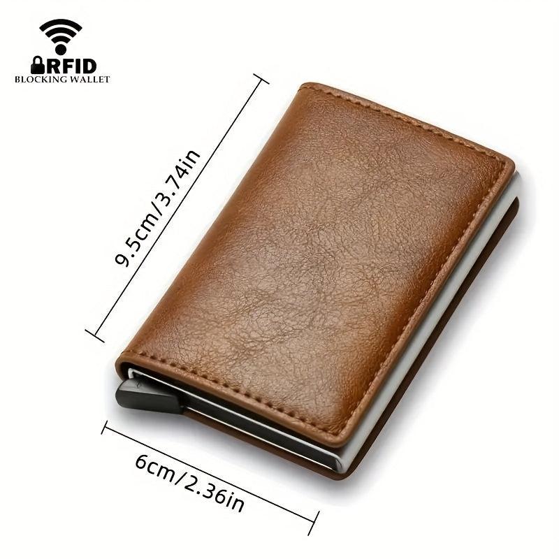 Anti Theft Casual Men's Cards Bag In Wallet
