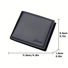 Men's Short Zipper Wallet with Driver's Pocket