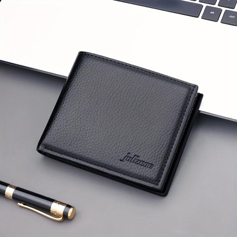Men's Short Zipper Wallet with Driver's Pocket