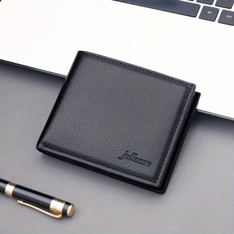 Men's Short Zipper Wallet with Driver's Pocket