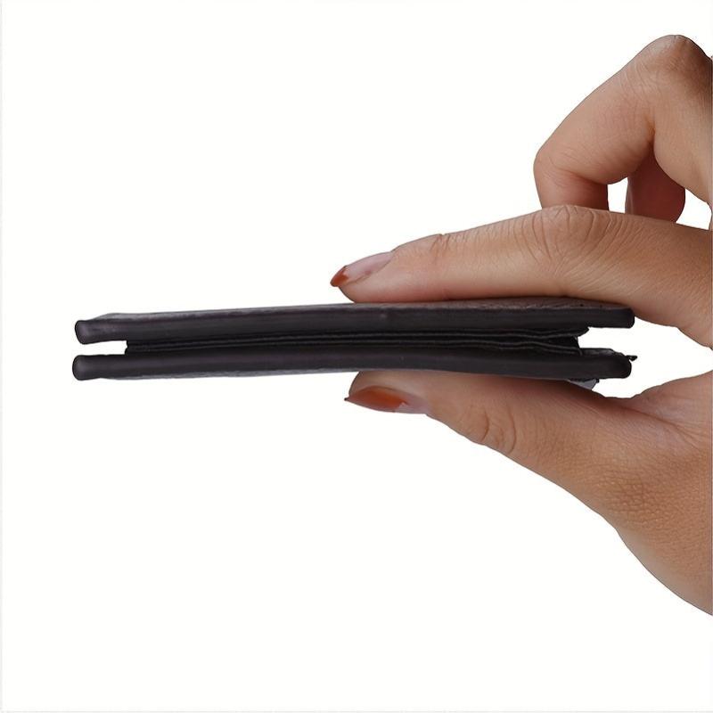Men's PU Leather Short Wallet Card Holder