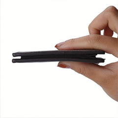 Men's PU Leather Short Wallet Card Holder