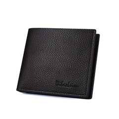 Men's PU Leather Short Wallet Card Holder