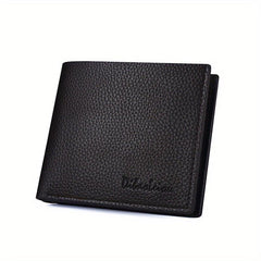 Men's PU Leather Short Wallet Card Holder