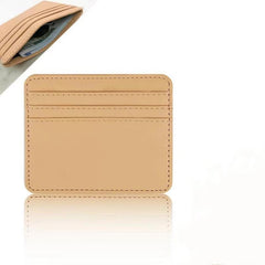 Slim PU Leather ID Card Holder Bank Credit Card Slot Case