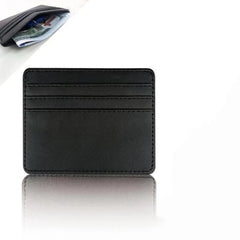 Slim PU Leather ID Card Holder Bank Credit Card Slot Case