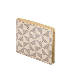 Men's Printed Two Fold Wallet Card Slot Coin Purse