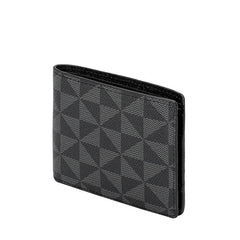 Men's Printed Two Fold Wallet Card Slot Coin Purse