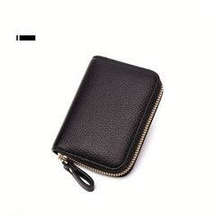 Men's RFID Blocking Card Bag Zipper Holder