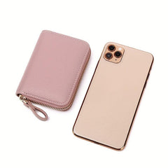Men's RFID Blocking Card Bag Zipper Holder