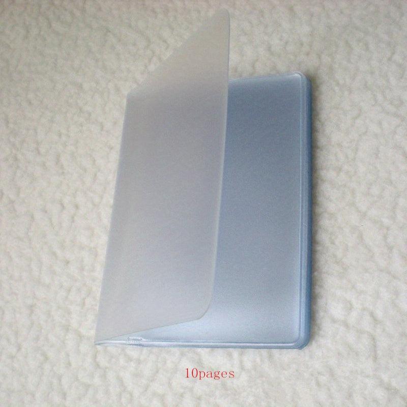 PP Frosted Inner Page Card Holder - 10 or 20 Pages