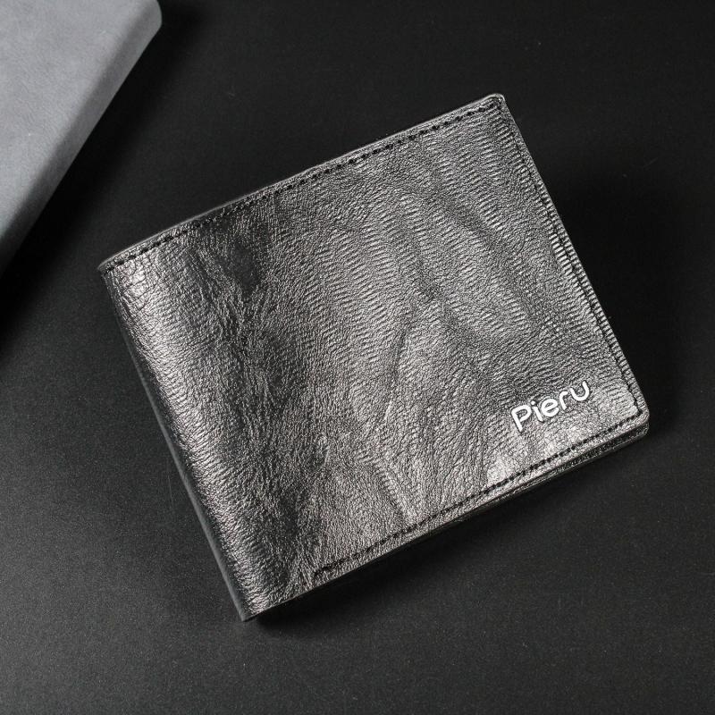 Men's Wallet Long Retro Business Wallet Leather Ticket Holder