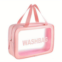 Clear Makeup Bag Wet Dry Separation Waterproof Cosmetic Storage