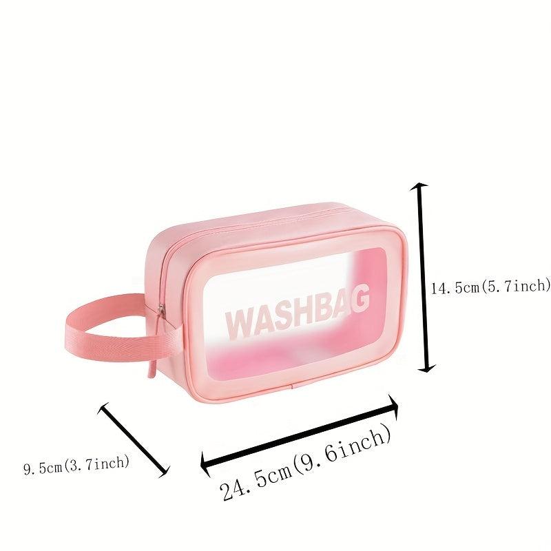 Clear Makeup Bag Wet Dry Separation Waterproof Cosmetic Storage