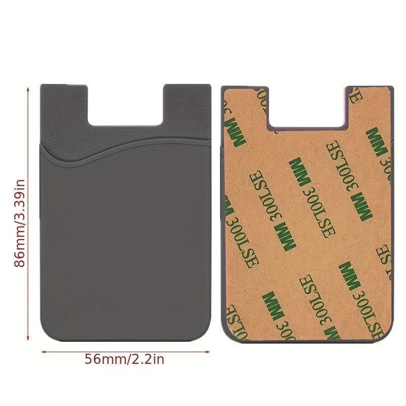 Silicone Card Holder for Phone Case Stick On Back - 1pc
