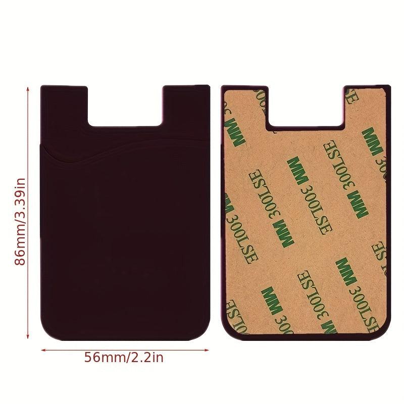 Silicone Card Holder for Phone Case Stick On Back - 1pc