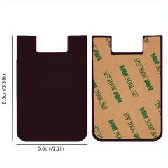 Silicone Card Holder for Phone Case Stick On Back - 1pc