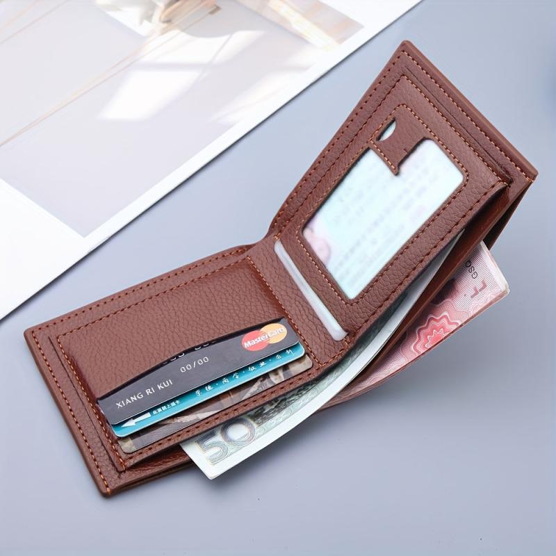 Men's Wallet Large Capacity Youth Business Card Bag Zipper