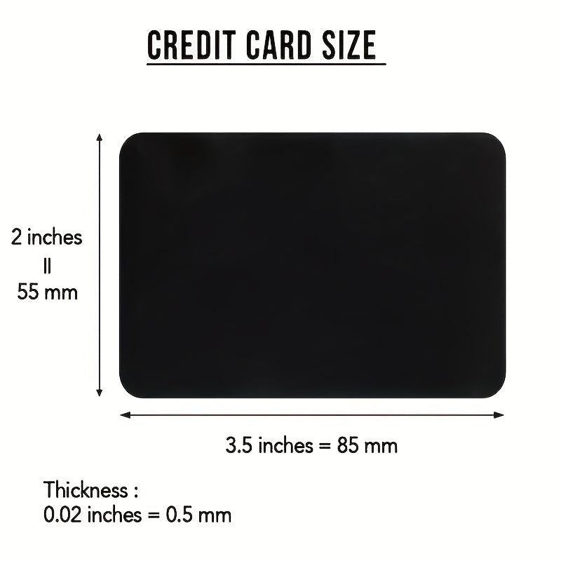 Never Forget That I Love You Engraved Aluminum Wallet Insert Card
