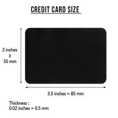 Never Forget That I Love You Engraved Aluminum Wallet Insert Card