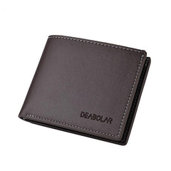 Men's Short Wallet Horizontal Wallet Driver's Holder