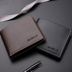 Men's Short Wallet Horizontal Wallet Driver's Holder