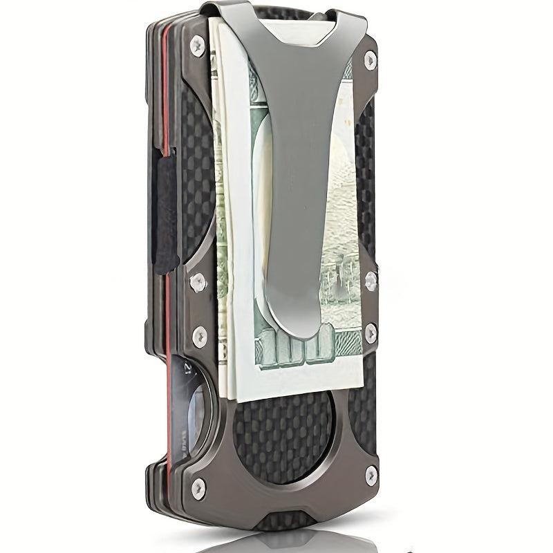 RFID Blocking Aluminum Card Holder Money Clip