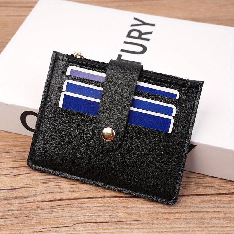 Men's Card Holder Minimalist ID Credit Bank Holder Coin Cash Purse